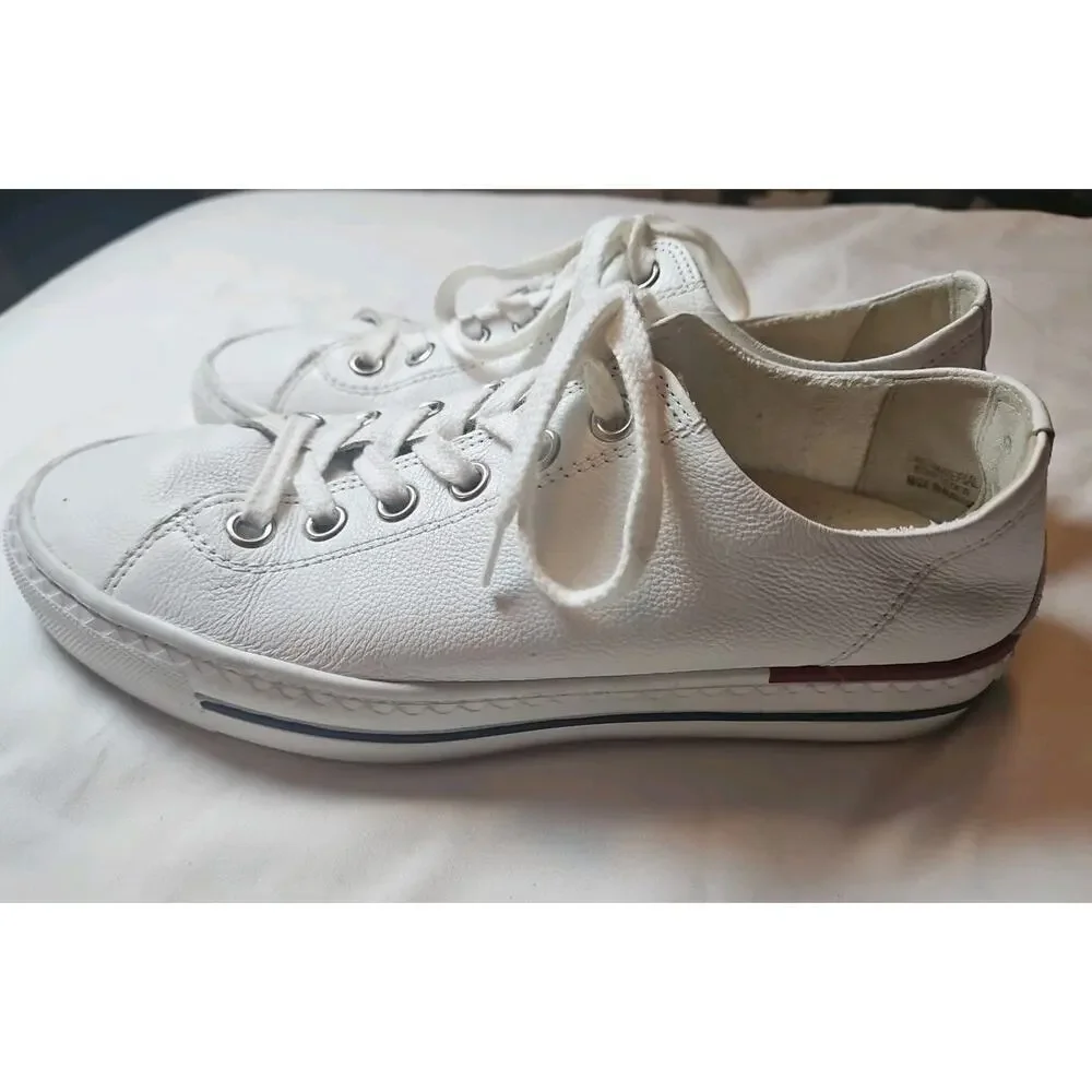 $400 PAUL GREEN Carly Low Top Sneaker leather LACE-UP SHOES 6.5 AUS Size 9 US - Picture 1 of 11